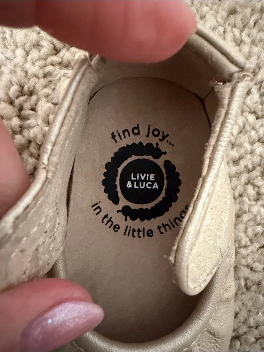 Livie & Luca Metallic Creamy Gold Ruffle Mary Janes